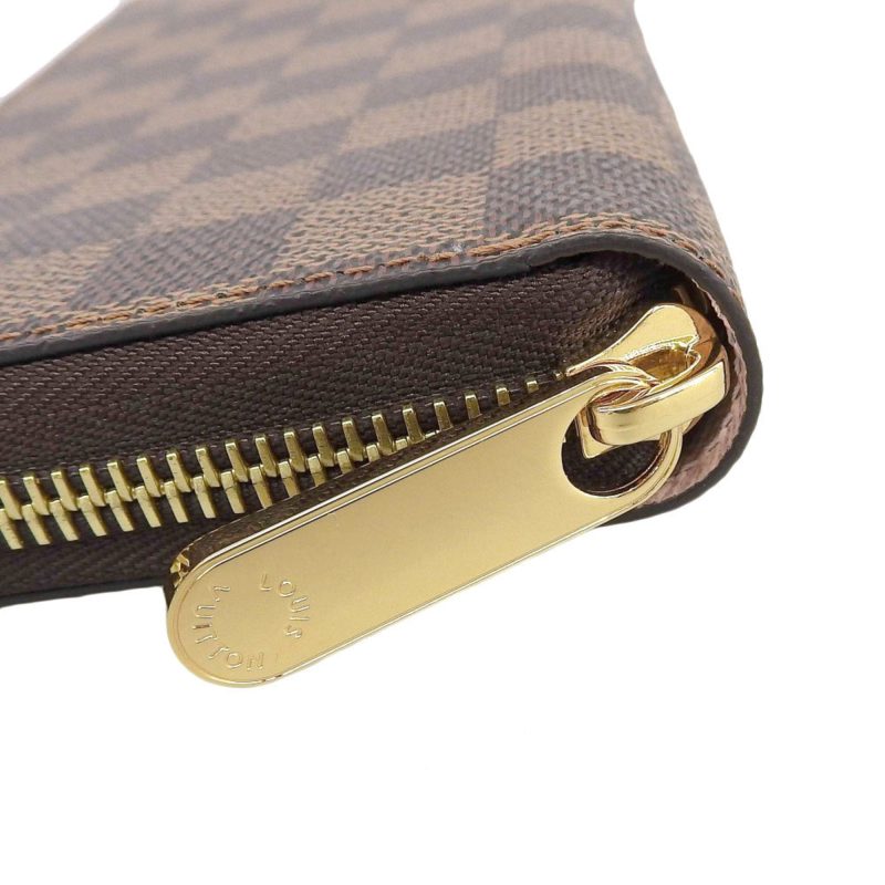 Louis Vuitton Damier Zippy Wallet Round Zipper Long Pink N60046 - Logoexplore - Image 6