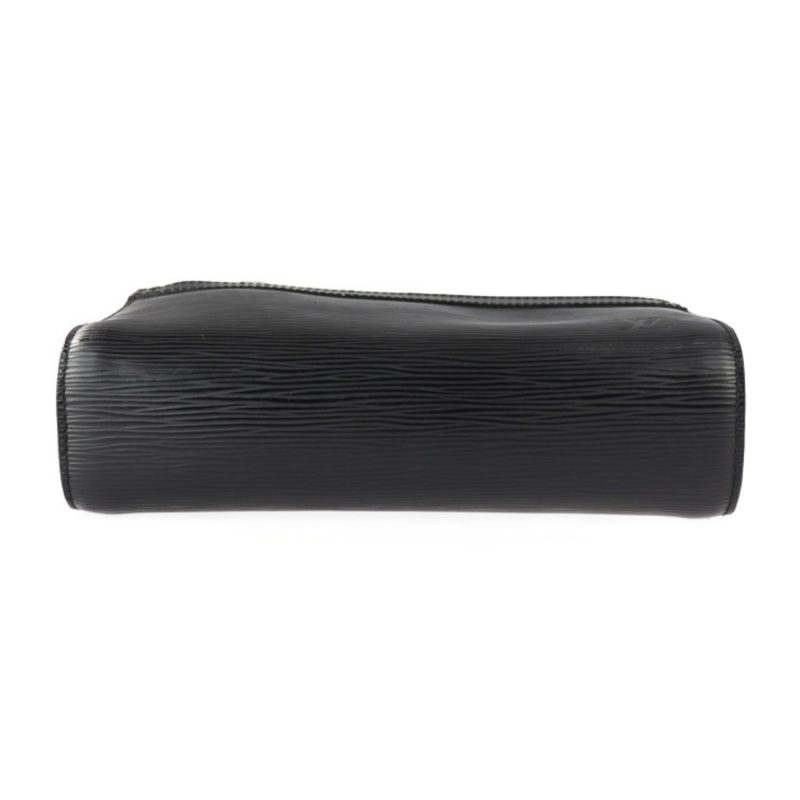 LOUIS VUITTON Epi Oche Second Bag M59362 Leather Noir Black Silver Dial Clutch Biton - Logoexplore - Image 4