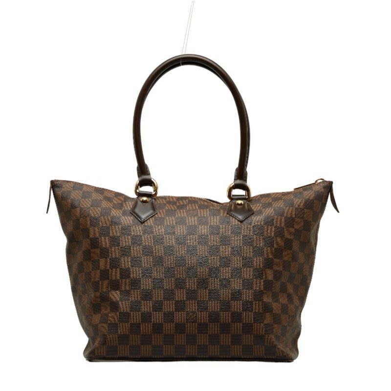 LOUIS VUITTON Damier Saleya MM Handbag Tote Bag N51188 Brown PVC Leather Ladies - Logoexplore