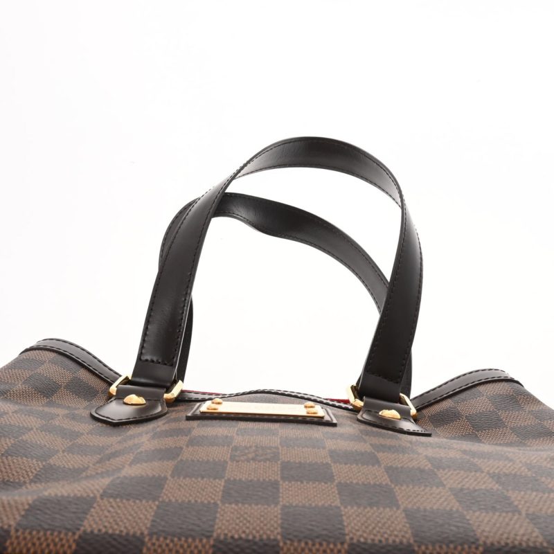 LOUIS VUITTON Damier Hampstead PM Brown N51205 Women's Canvas Handbag - Logoexplore - Image 4