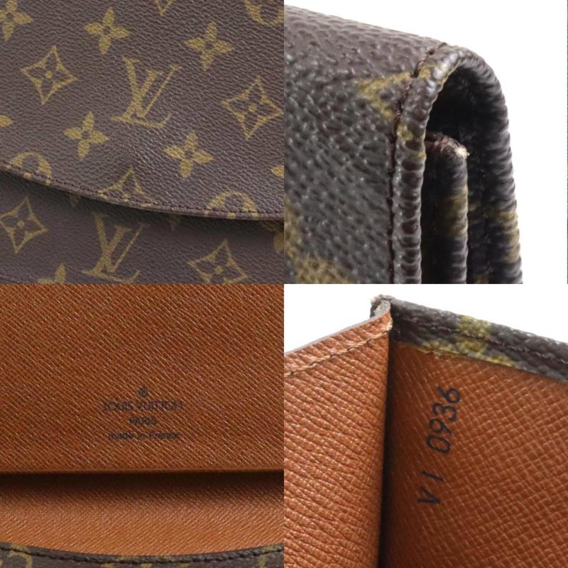 LOUIS VUITTON Clutch Bag Monogram Pochette Lava 23 Canvas Brown Unisex M51940 - Logoexplore - Image 5