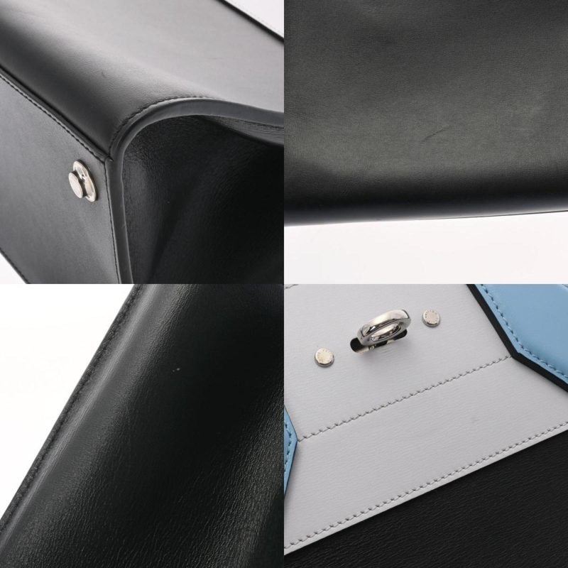 LOUIS VUITTON City Steamer MM Black Gray Blue M42435 Ladies Calf Bag - Logoexplore - Image 6