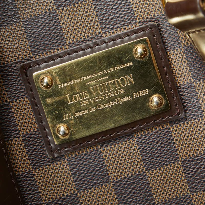 LOUIS VUITTON Damier Ebene Hampstead PM Tote Bag N51205 Brown PVC Leather Women's - Logoexplore - Image 8