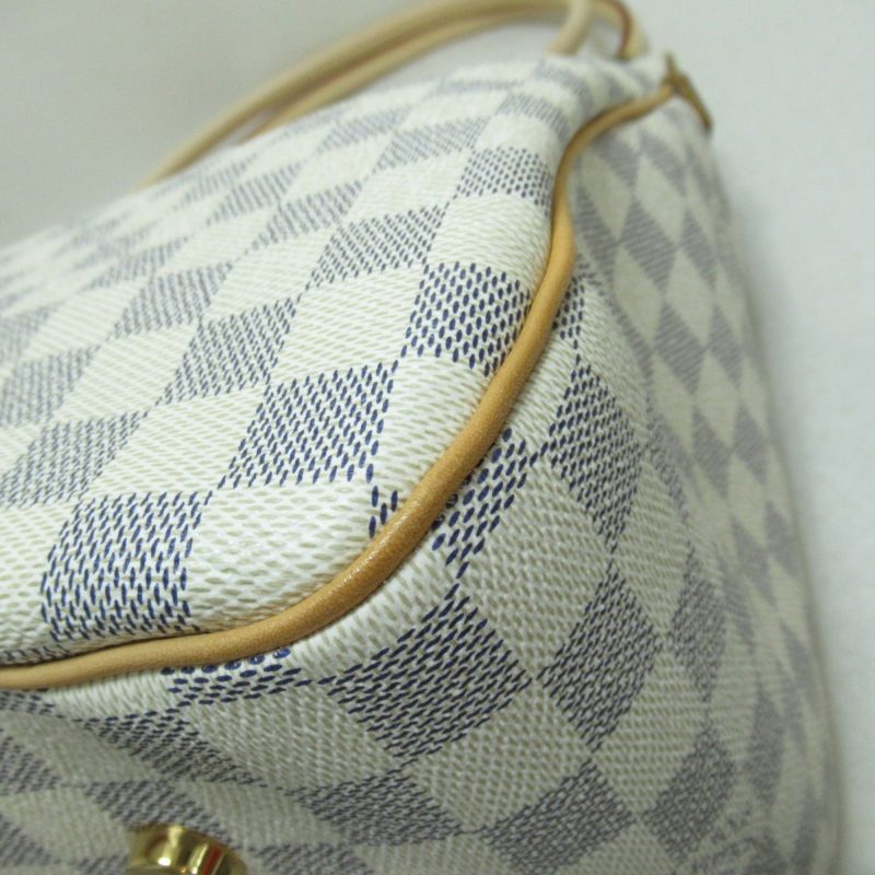 LOUIS VUITTON Figueri GM Beige Damier Azur PVC coated canvas N41175 - Logoexplore - Image 6