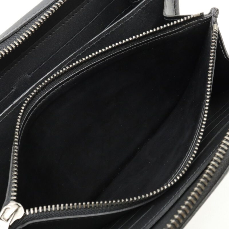 LOUIS VUITTON Damier Infini Zippy XL Second Bag Clutch Leather Onyx Black Men's N61254 - Logoexplore - Image 6