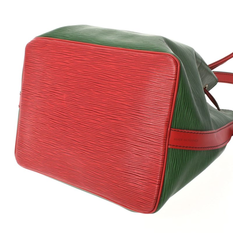 LOUIS VUITTON Epi Petit Noe Bicolor Green / Red M44147 Women's Leather Shoulder Bag - Logoexplore - Image 5