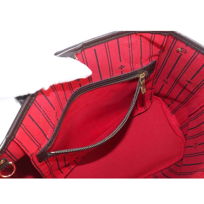 LOUIS VUITTON Damier Neverfull PM Tote Bag Ebene N51109 Brown - Logoexplore - Image 8