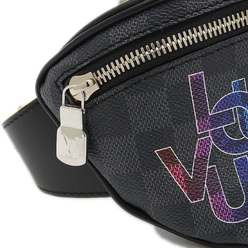 Louis Vuitton Damier Graphite Bum Bag Logo Print Body N40276 Men's - Logoexplore - Image 4