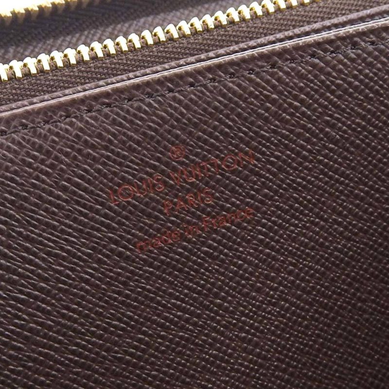 LOUIS VUITTON Damier Zippy Round Long Wallet Ebene N41661 - Logoexplore - Image 8