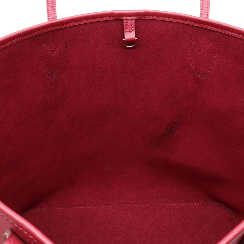 LOUIS VUITTON Epi Neverfull MM Tote Bag Shoulder Fuchsia Pink M40882 - Logoexplore - Image 6