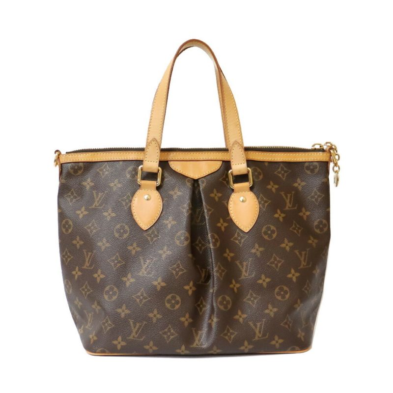 Louis Vuitton Handbag Monogram 2way Palermo PM M40145 Brown Women's Canvas - Logoexplore - Image 4