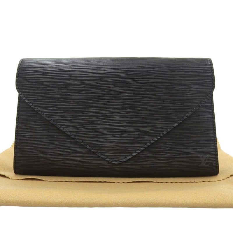 LOUIS VUITTON Epi Art Deco Second Bag Clutch Noir M52632 - Logoexplore