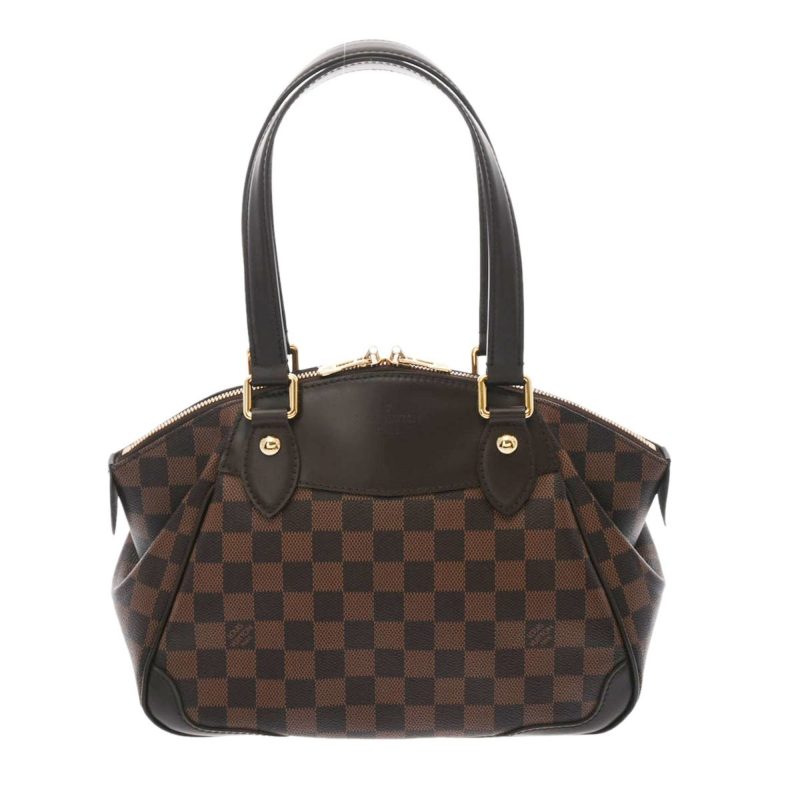 LOUIS VUITTON Damier Verona PM Brown N41117 Ladies Canvas Handbag - Logoexplore