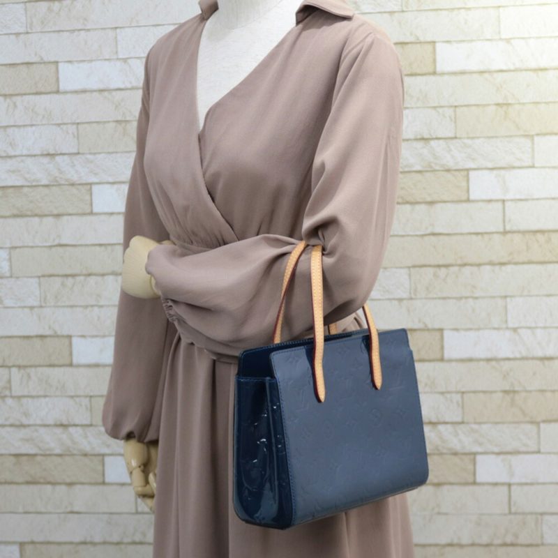 LOUIS VUITTON Catalina BB Vernis Handbag Monogram M90051 Blue Ladies - Logoexplore - Image 2