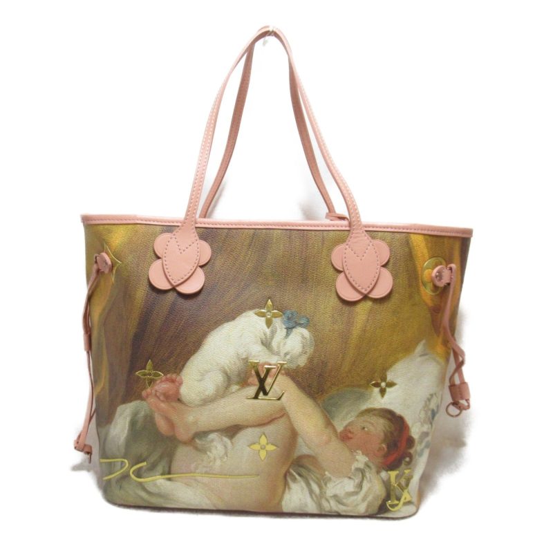 LOUIS VUITTON Fragonard Neverfull MMTote Bag Pink Masters collection PVC coated canvas M43319 - Logoexplore - Image 2