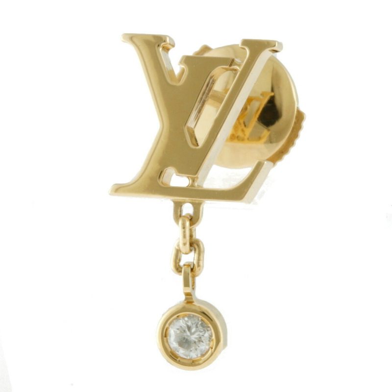 Louis Vuitton Earrings K18 Diamond Ladies - Logoexplore