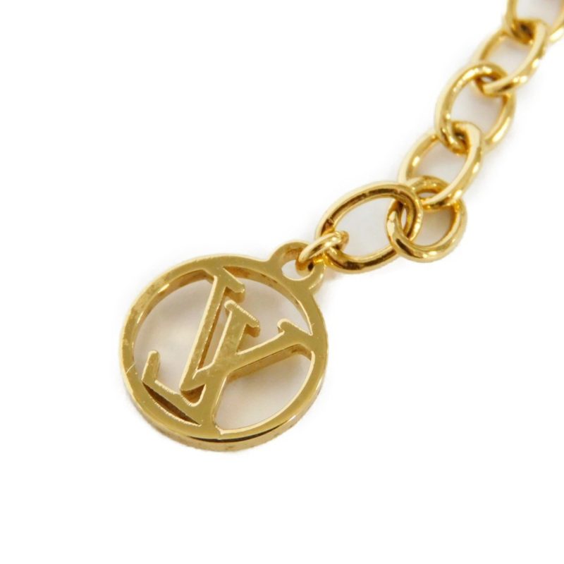 LOUIS VUITTON Bracelet LV Iconic Circle Strass Gold Monogram Flower Clear M00587 Women's Accessories Jewelry - Logoexplore - Image 7