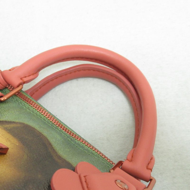 LOUIS VUITTON Da Vinci Speedy 30 Handbag Pink Masters collection PVC coated canvas M43372 - Logoexplore - Image 8