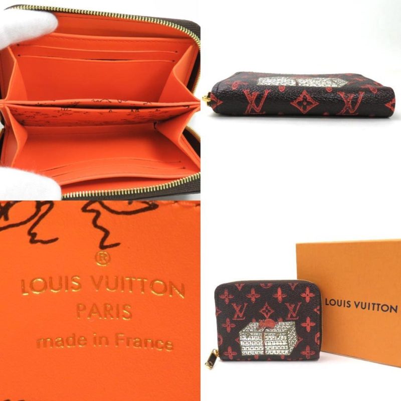 Louis Vuitton Coin Purse Card Case Catgram Grace Coddington Collaboration Zippy Marron Transformed Monogram Canvas Ladies M63883 - Logoexplore - Image 5