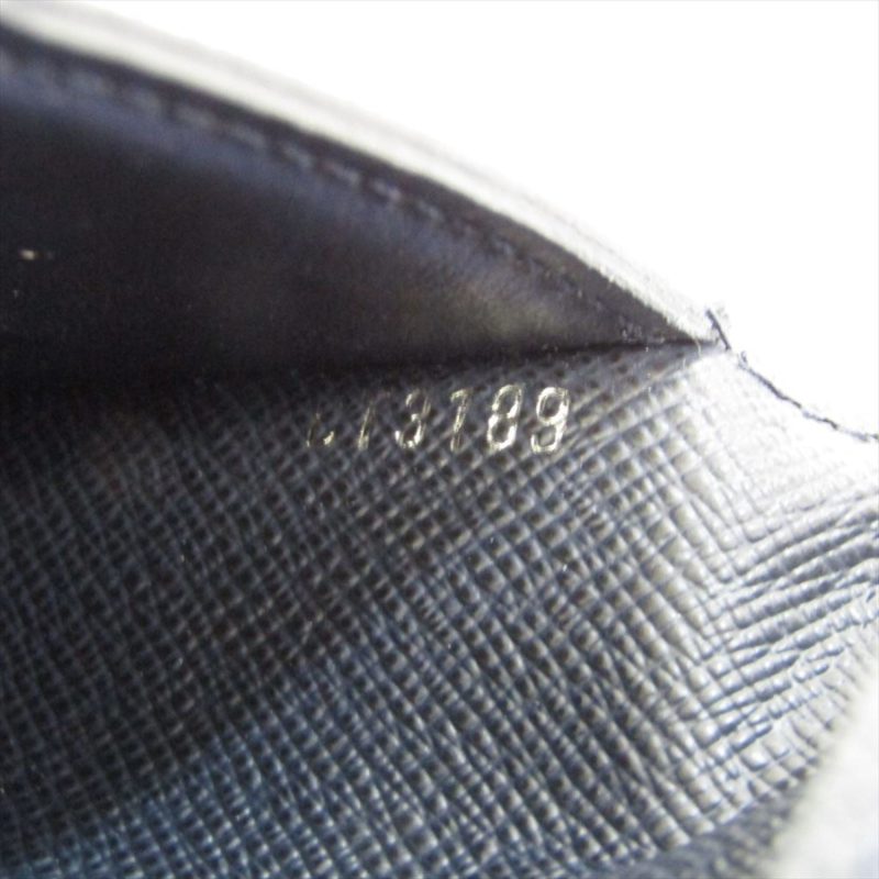 Louis Vuitton Epi Organizer De Poche M61821 Epi Leather Card Case Navy Blue - Logoexplore - Image 9
