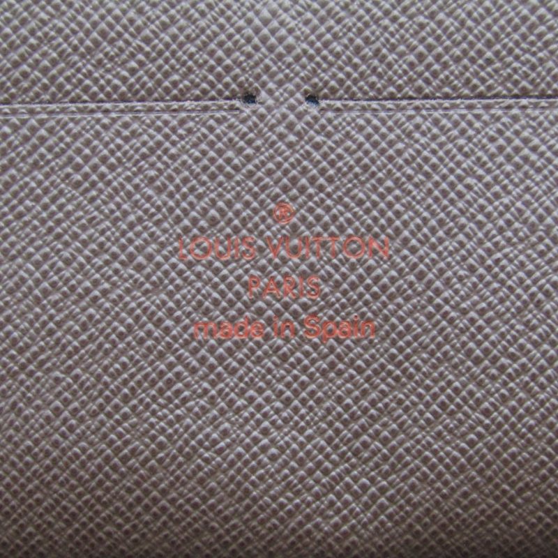 LOUIS VUITTON Damier Zippy Organizer N60003 Men,Women Damier Canvas Long Wallet [bi-fold] Ebene - Logoexplore - Image 9