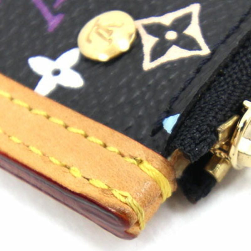 Louis Vuitton Coin Case Pochette Cremonogram Multicolor M92654 Noir Ladies Purse Key LOUISVUITTON - Logoexplore - Image 5