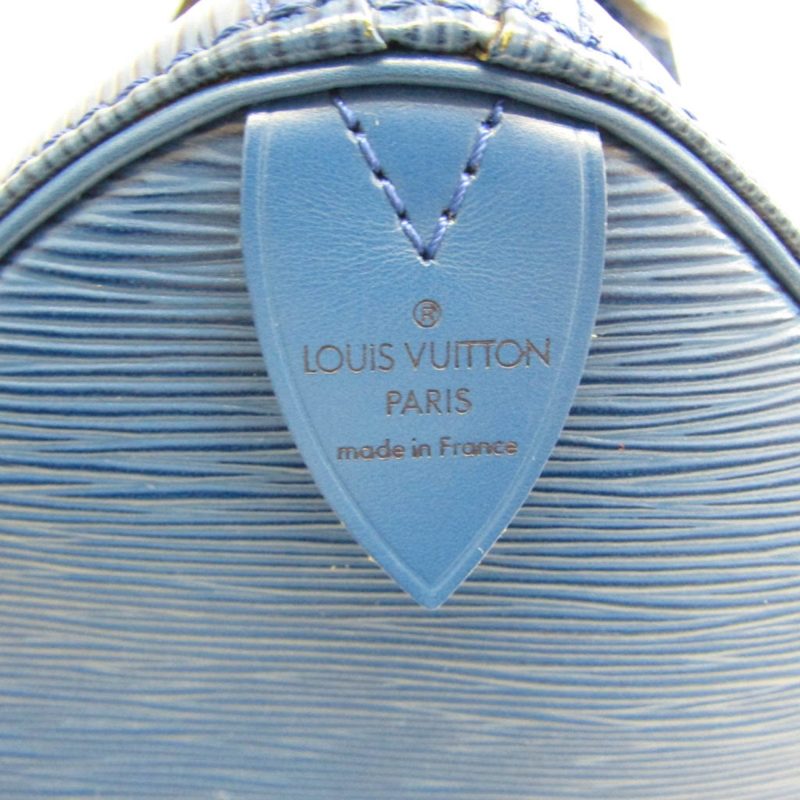 Louis Vuitton Epi Speedy 35 M42995 Unisex Handbag Toledo Blue - Logoexplore - Image 9
