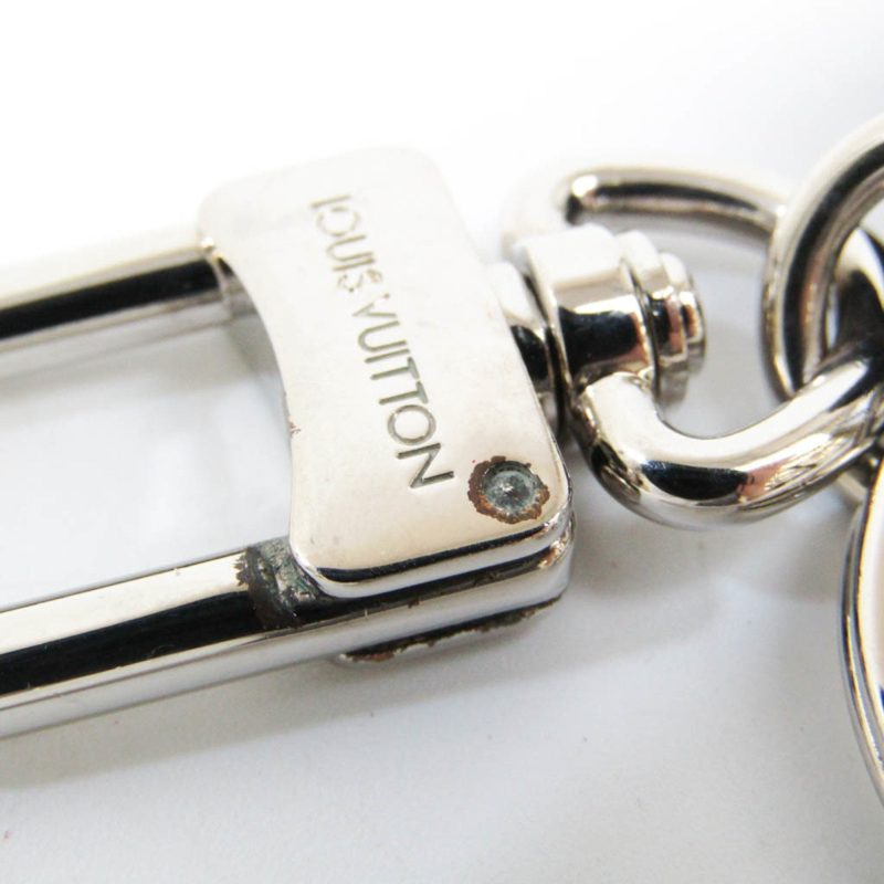 LOUIS VUITTON Damier Graphite Portocray Dice M66735 Keyring [Damier Graphite,Noir,Silver] - Logoexplore - Image 5