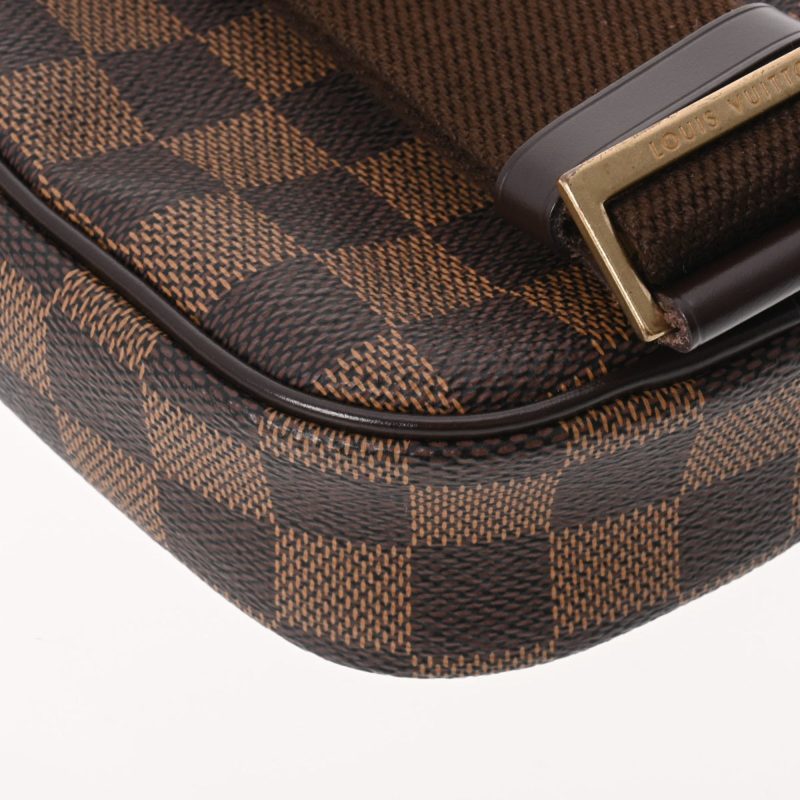 LOUIS VUITTON Damier Pochette Ganju SP Order Brown N48048 Women's Canvas Body Bag - Logoexplore - Image 8