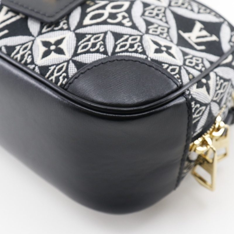LOUIS VUITTON Deauville Mini SINCE1854 Nicolas Ghesquiere M57205 x Monogram Jacquard Black PL3270 Women's Shoulder Bag - Logoexplore - Image 5