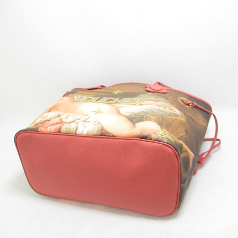 LOUIS VUITTON Boucher Neverfull MM Tote Bag Pink Masters collection PVC coated canvas - Logoexplore - Image 4