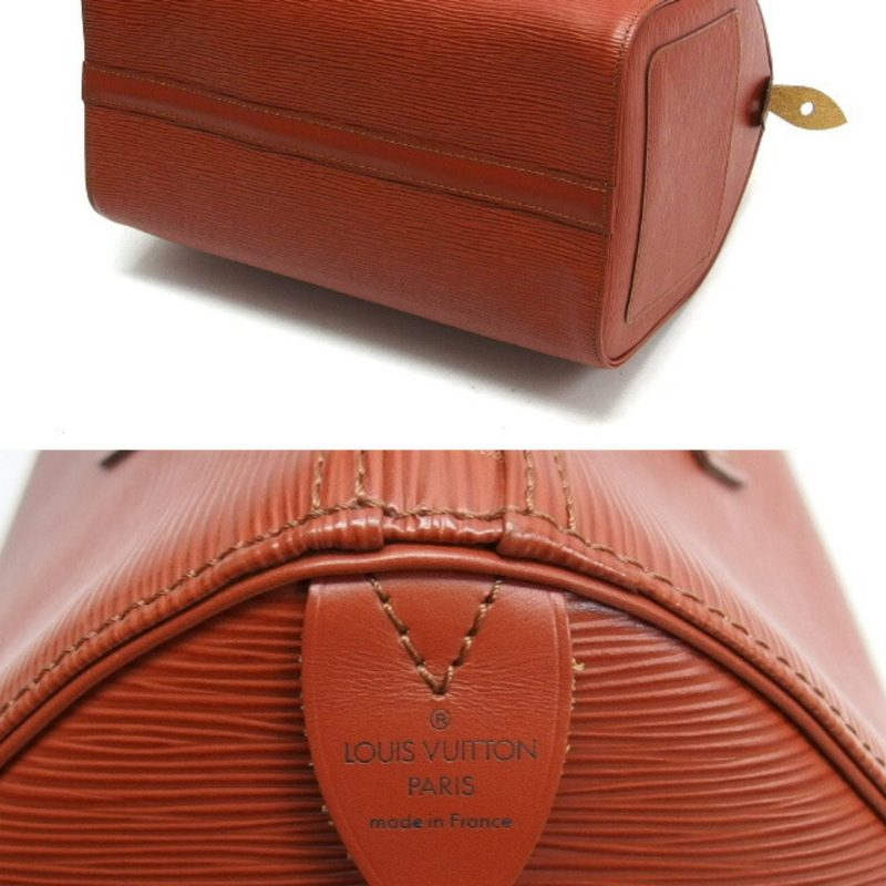 LOUIS VUITTON Epi Speedy 30 Boston Bag Kenya Brown - Logoexplore - Image 4