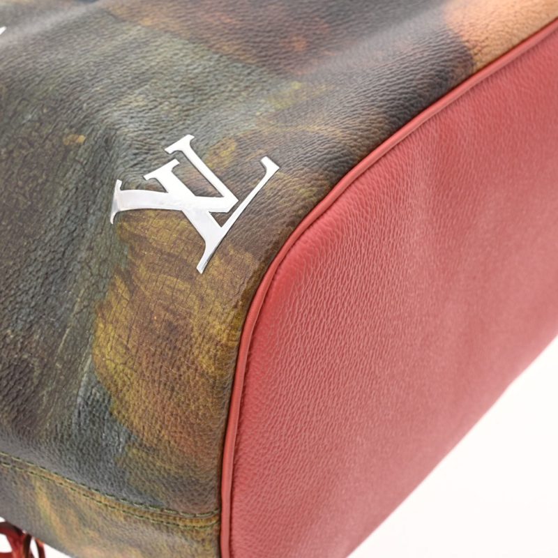 LOUIS VUITTON Da Vinci Masters Collection Neverfull MM Poppy Petal M43373 Women's Leather Tote Bag - Logoexplore - Image 6