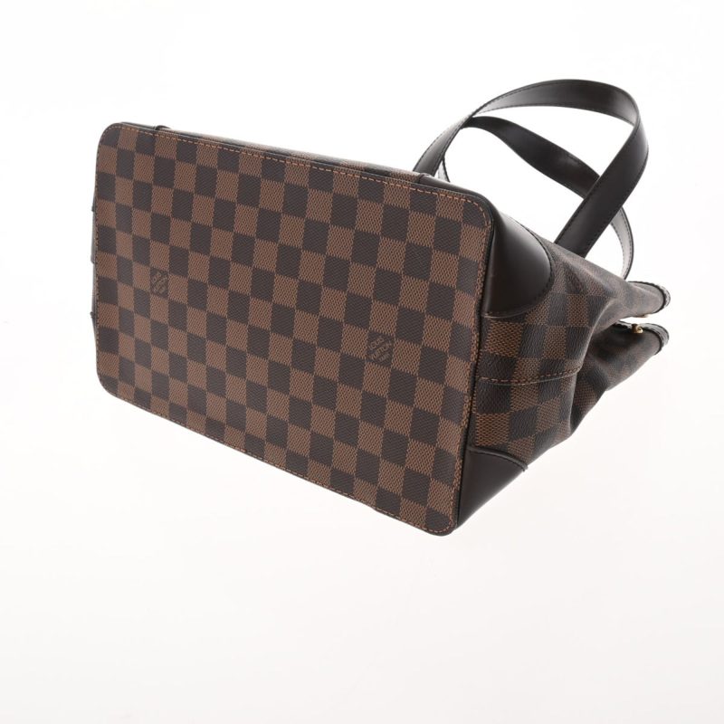 LOUIS VUITTON Damier Hampstead PM Brown N51205 Women's Canvas Handbag - Logoexplore - Image 5