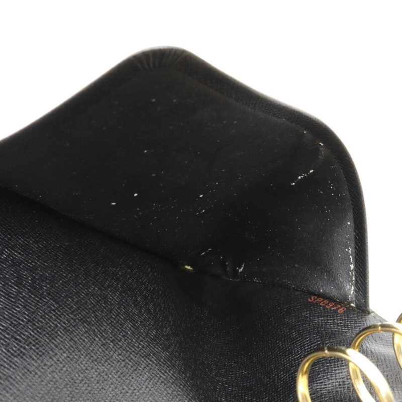 LOUIS VUITTON Epi Agenda MM Notebook Cover 6 Holes Leather Noir Black R20042 - Logoexplore - Image 5