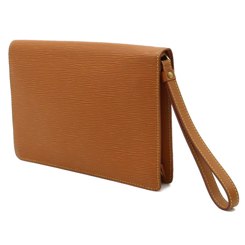 LOUIS VUITTON Epi Serie Dragonne Second Bag Clutch Leather Zipang Gold Key Missing M52618 - Logoexplore - Image 2