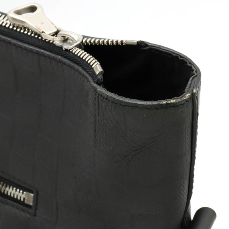LOUIS VUITTON Damier Infini Discovery MM Shoulder Bag Onyx Black N42417 - Logoexplore - Image 8