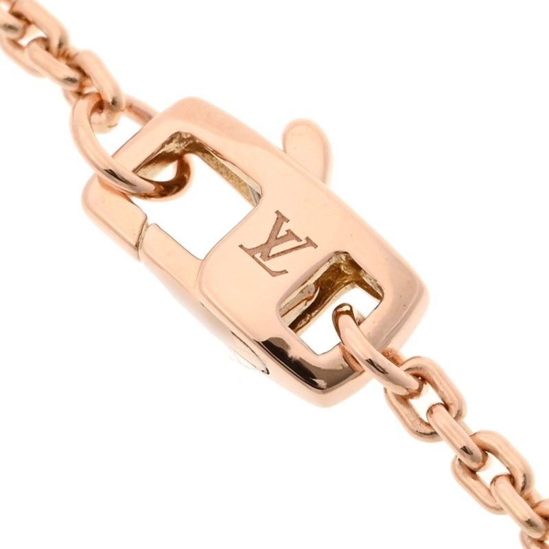 Louis Vuitton Brasserie Idile 1P Diamond Q95245 Ladies K18 Pink Gold Bracelet - Logoexplore - Image 3