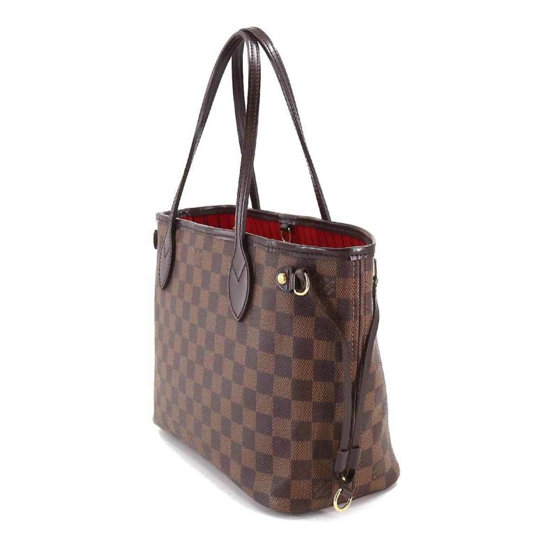 LOUIS VUITTON Damier Neverfull PM Tote Bag Ebene N51109 Brown - Logoexplore - Image 3