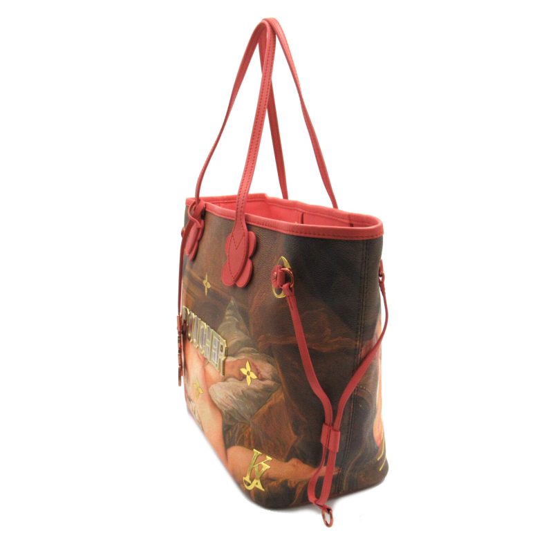 LOUIS VUITTON Boucher Neverfull MM Pink Brown Masters collection PVC coated canvas M43357 - Logoexplore - Image 4