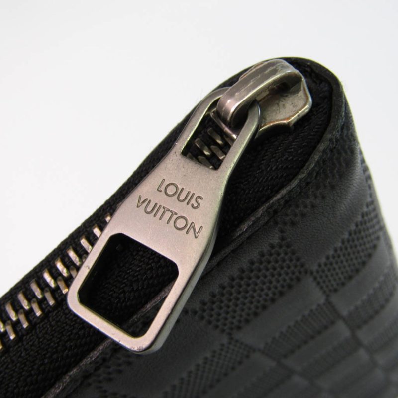 Louis Vuitton Damier Infini Zippy Wallet Vertical N63548 Men's Damier Infini Long Wallet (bi-fold) Onyx - Logoexplore - Image 7