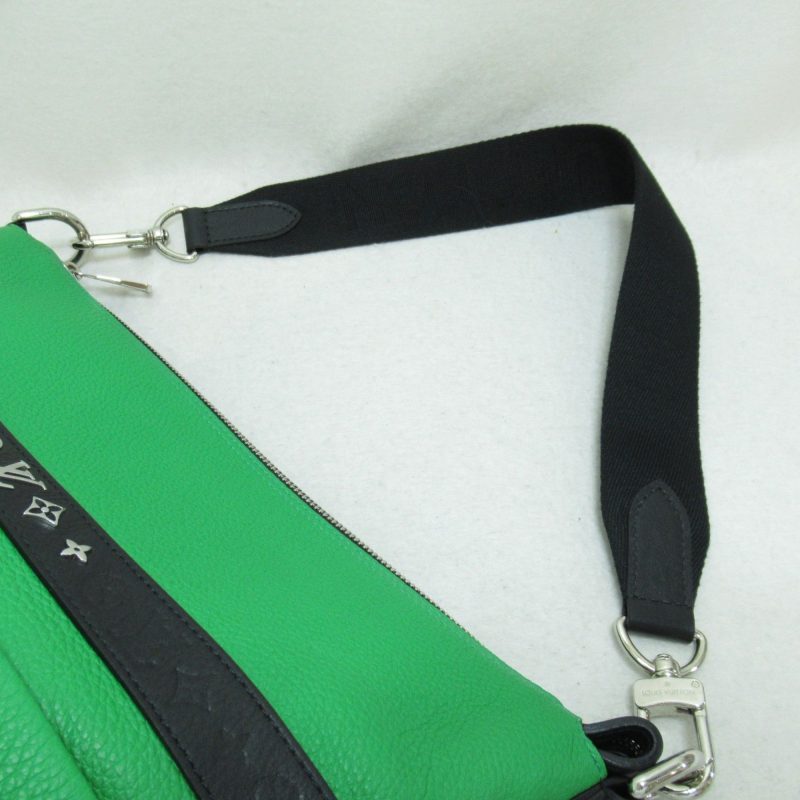 LOUIS VUITTON Cruiser GM Shoulder Bag Green Black Black Calfskin Calfskin - Logoexplore - Image 8