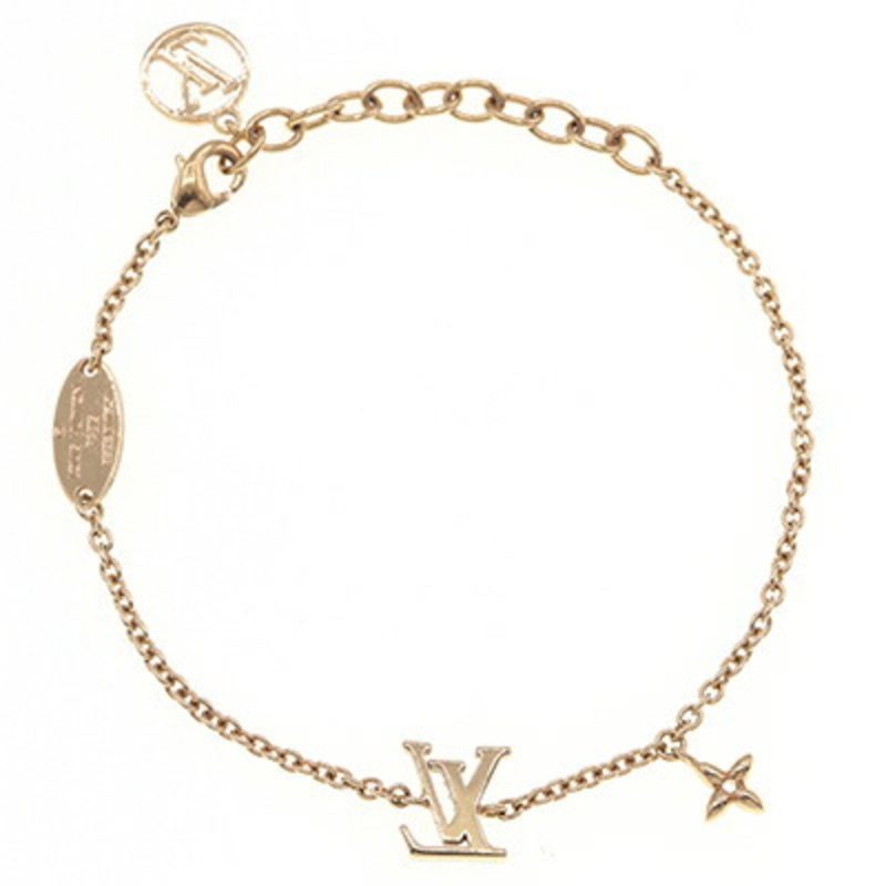 LOUIS VUITTON Bracelet LV Iconic M00587 Gold Metal Ladies Flower - Logoexplore - Image 2