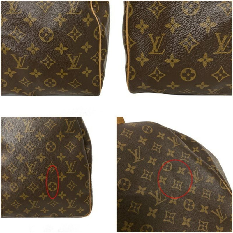 Louis Vuitton Boston Bag Keepol 55 Brown Beige Monogram M41424 Nume MI0951 LOUIS VUITTON Handbag Unisex Louis Vuitton - Logoexplore - Image 7