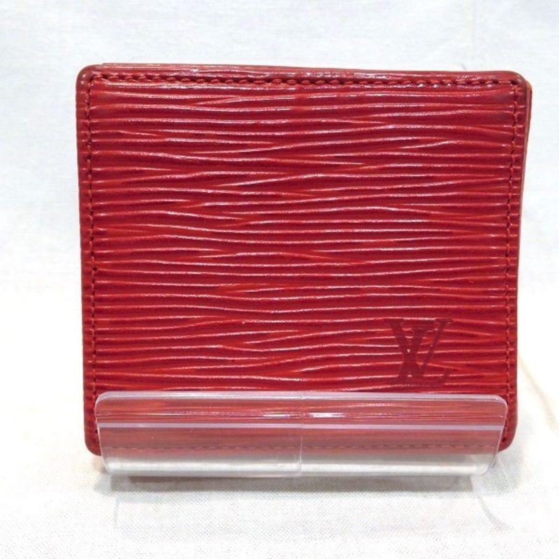LOUIS VUITTON Epi Porto Moneboite M63697 Coin Case Unisex Wallet - Logoexplore