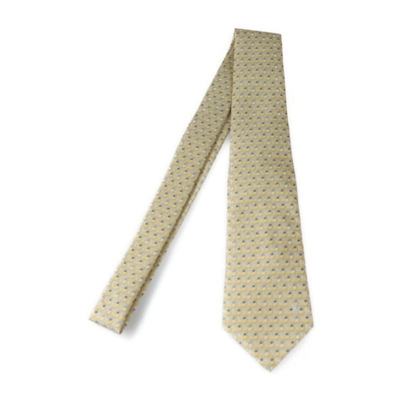 LOUIS VUITTON Cravat Cube Trunk Tie M73122 Silk Yellow Series Box Whole Pattern - Logoexplore - Image 2