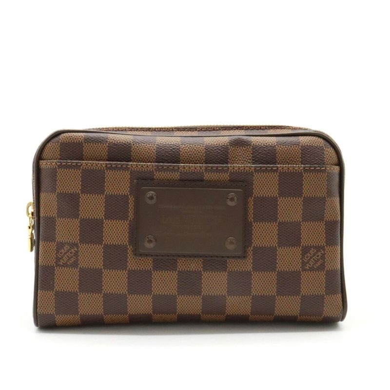 LOUIS VUITTON Damier Bumbag Brooklyn Body Bag Waist Hip N41101 - Logoexplore