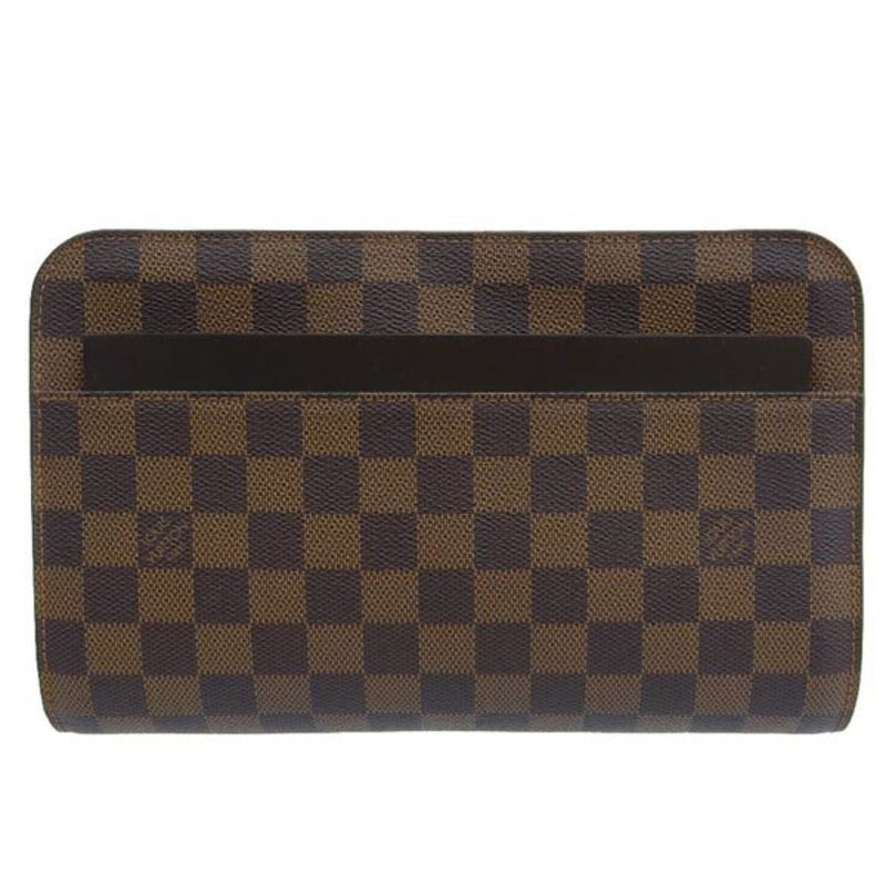 LOUIS VUITTON Damier Saint Louis Second Bag Clutch N51993 Brown Men's - Logoexplore