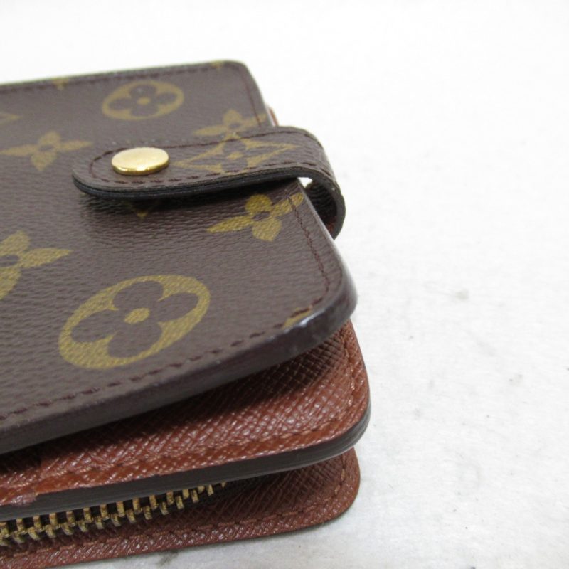 LOUIS VUITTON compact zip wallet Brown Monogram PVC coated canvas M61667 - Logoexplore - Image 10
