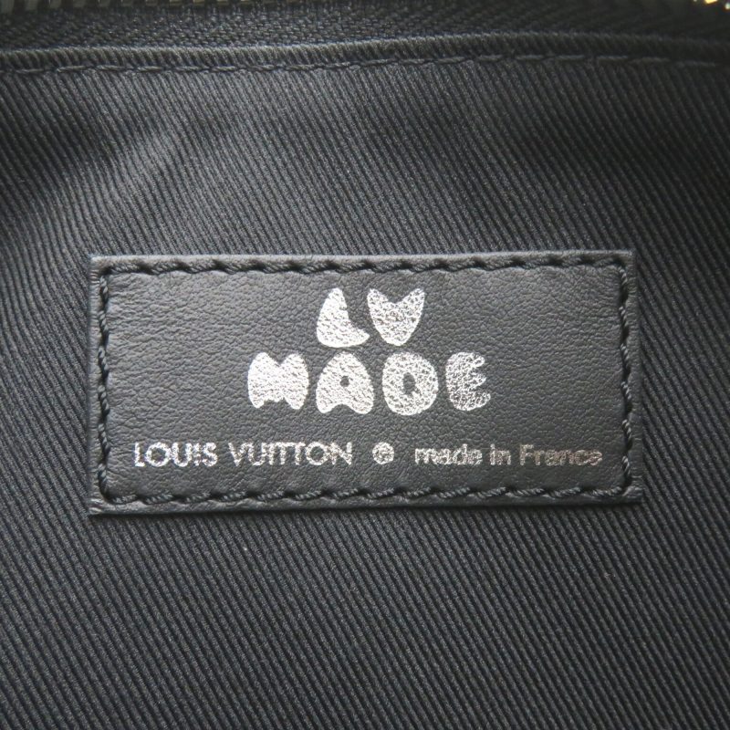 LOUIS VUITTON Drip Keepall XS Black Monogram denim denim leather M81010 - Logoexplore - Image 7
